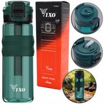 Gertuvė VIXO 750 ml, Tritan, be BPA, su 2in1 snapeliu, šiaudeliu ir filtre, su dirželiu
