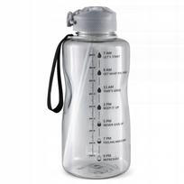 Gertuvė CRIVIT, 2 l, pilka, su šiaudeliu, BPA nenaudojama, su matuokliu