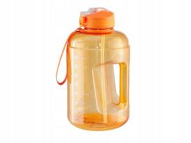 Gertuvė CRIVIT, 2 l, su šiaudeliu ir matavimo taurele, oranžinė