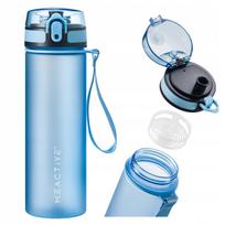 Gertuvė 500 ml Tritan, mėlyna, su sieteliu ir matuokle