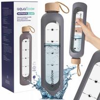 Stiklinis vandens butelis 1L AquaFloow