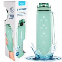 Vandens butelis Wessper Tritan, 500 ml, su matavimo dangteliu