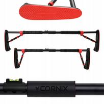Užspaudžiama karnizas CORNIX, 100–140 cm, didelės atramos, be gręžimo