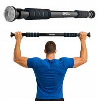 Prisitraukimų skersinis GYMTEK, reguliuojamas, 63–100 cm, tvirtinamas į duris
