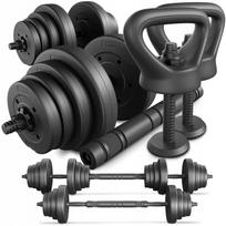 Reguliuojamų hantelių rinkinys 2 x 20 kg Trex Sport