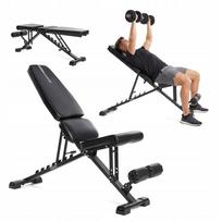 Reguliuojamas daugiafunkcis suoliukas XTREXO B200, sulankstomas, 150 kg