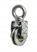 Virvės skriemulys, tinka 6–10 mm virvei, apkrova iki 230 kg, 49 mm