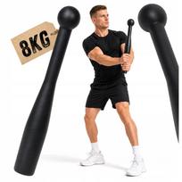 Ketaus treniruočių lazda Mace, 8 kg