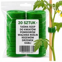 Velcro lipni juosta, 20 vnt., augalų ir kabelių tvirtinimui