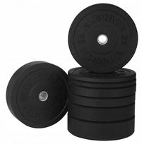 Svorio diskų rinkinys OLYMPIC ELEVATE, 100 kg, guminiai bumperiai