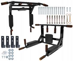 Sieninė prisitraukimų skersinė Pro550, plieninė, iki 200 kg, su maišo laikikliu