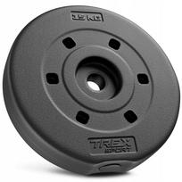 Bituminė 15 kg lėkštė štangai Trex Sport