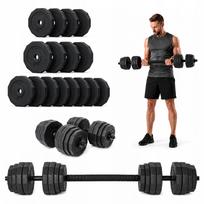 Hanteliai ir štanga Twist 2in1, 40 kg (2 x 20 kg)