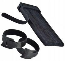 Kabelių tvirtinimo lipnios juostelės VELCRO, daugkartinio naudojimo, 50 vnt., 15 cm