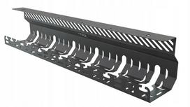 Laidų tvarkyklė, 60 cm, juoda, su metaline rankena