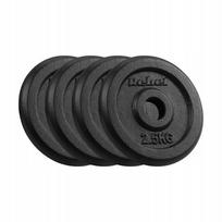 Ketaus svorių rinkinys Rebel, 4 x 2,5 kg, skylė 31 mm, 10 kg