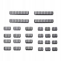 Laidų šukos kompiuteriui, juodos, 6 pin, 8 pin, 24 pin, 3.0–3.6 mm