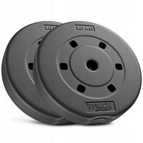 Svorių rinkinys Trex Sport, 2 x 10 kg bituminiai diskai, 20 kg