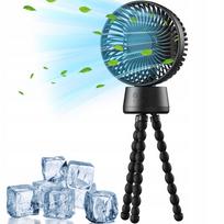 Mini USB vėjelis su LED šviesa, lankstus, 5V