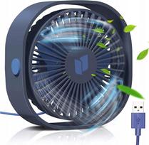Kompaktiškas tylus USB stalo ventiliatorius, 360° sukimosi