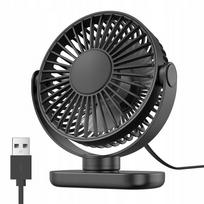 Mini USB ventiliatorius TOPK, tylus, nešiojamas, stalo ir kelionėms