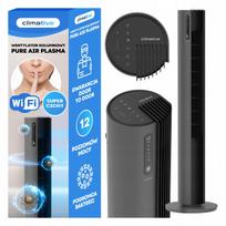 Stulpinis ventiliatorius su WIFI, 12 greičių, PURE plazminė jonizacija, juodas, XL