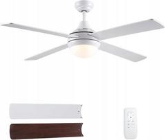 Lubų ventiliatorius su LED apšvietimu CJOY 48-1055 122 cm, nuotolinio valdymo, tylus