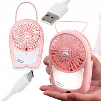 Mini vėjo malūnėlio formos žibintuvėlis-naktinė lempa su USB pakabuku