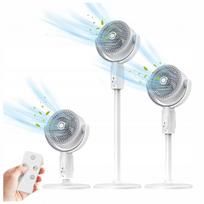 Stalinis ventiliatorius 3in1 su bevieliu valdymu, pulteliu ir USB