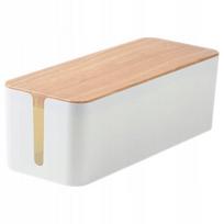 Laidų dėžutė iš baltos medienos MOZOS KBO-LW-WOOD