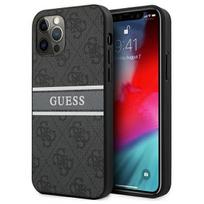 Guess GUHCP12L4GDGR iPhone 12 Pro Max 6.7 "gray / gray hardcase 4G Stripe