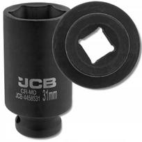 Jcb Smūginė galvutė JCB-4458531, 31mm, 1/2DR, CrMo, vidinis šešiakampis, kvadratas su anga, 1 vnt.
