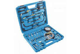Hogert Kuro įpurškimo slėgio testeris HT8G415, 10bar, 140psi, 36 adapterių, 1 manometras, su adapteriu