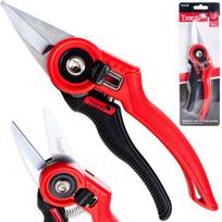 Tvardy Tiesios sodo žirklės T07411, 220mm, 50mm, 20mm, 20-25mm, ergonomiška rankena, saugos užraktas