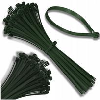 Kabelių raiščiai žalios kabelių juostos 150x4mm nailonas 100 vnt