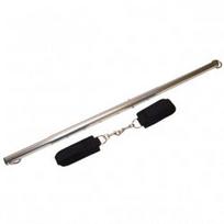 BDSM reguliuojamas skėtiklis su antrankiais Sportsheets Expandable Spreader Bar & Cuffs Set
