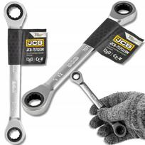 Jcb Kombinuotas raktas JCB-7571213M, 12mm, 13mm, krumpliaračio mechanizmas, monolitinė konstrukcija, CR-V plienas