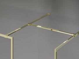 Mexen Kioto-F dušo pertvara Walk-in su 70 x 110 cm rėmeliu, skaidrus 8 mm, aukso - 800-170-202-04-50-110