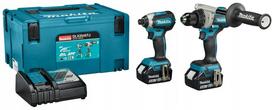 Makita Dlx2545tj 18v Akumuliatorinis Gręžtuvas-suktuvas ir Smūginis Veržliasukis