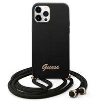 Guess GUHCP12MLSCLMGBK skirtas Apple iPhone 12/12 Pro 6,1", juodas