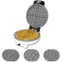 Cecotec Waffle Maker | Fun Gofrestone 3in1 | 700 W | Number of pastry 3 | Waffle/Muffin/Donut | White 8005