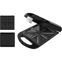 Cecotec Sandwich Maker | Rock'nToast Family 3in1 | 1500 W | Number of plates 3 | Black 3112