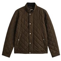 Striukė vyrams, Ruda, Classic quilted jacket