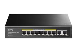 Cudy GS1010PE network switch Unmanaged Gigabit Ethernet (10/100/1000) Power over Ethernet (PoE) Black