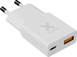 Xtorm SlimLine 33W USB/USB-C charger, white