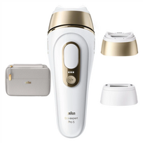 BRAUN IPL Epilator | Silk expert Pro 5 PL5210 | 3 power levels | White/Gold