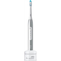 Oral-B Pulsonic Slim Luxe 4000 Sonic | Electric Toothbrush | Rechargeable | For adults | Number of brush heads included: 1 | Number of brushing modes: 3 | Platinum