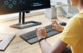 PHILIPS wireless Keyboard and Mouse Set SPT6607B Black