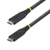 StarTech.com 1m (3ft) USB4 Cable, 40Gbps, USB-IF Certified USB-C Cable, 240W PD, 8K 60Hz/4K 240Hz DP2.1 DP40, TPE Jacket, Thunderbolt 4 Compatible - Black USB-C Cord