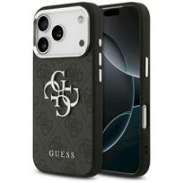 GUESS 4G Big 4G Classic Logo Case for iPhone 17 Pro Max / black silver